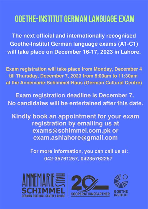 Exam enrollment procedure – – Annemarie.